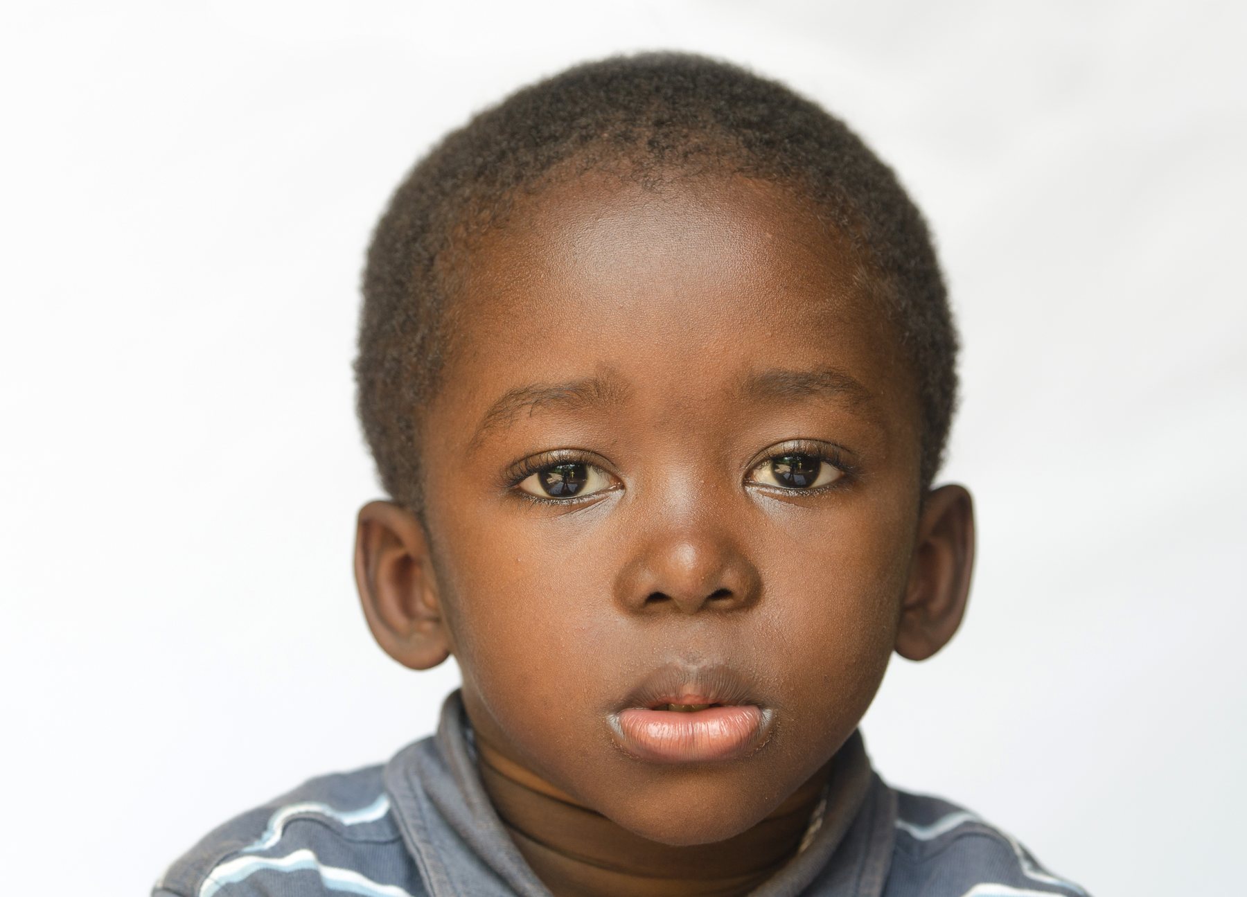 A confident student in a school setting